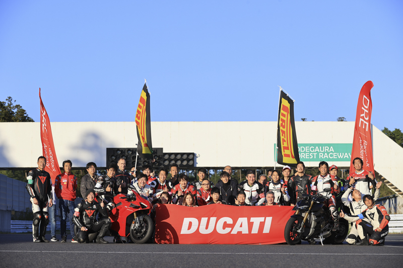 ドゥカティのサーキットトレーニングプログラムが念願の日本初開催